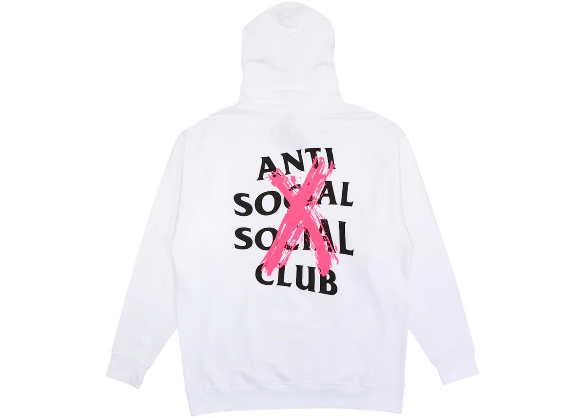 Anti Social Social Club Cancelled Hoodie White