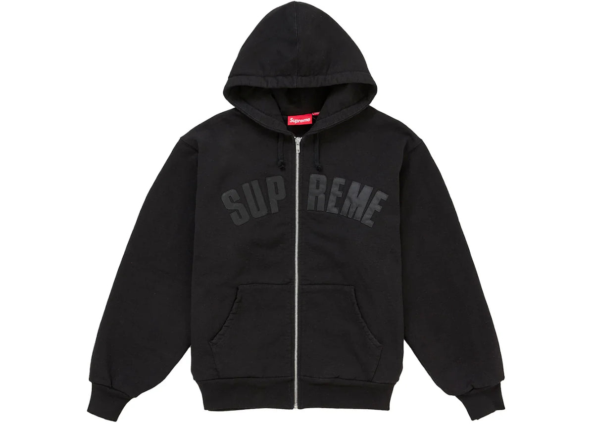 Supreme Arc Thermal Lined Zip Up Hooded Sweatshirt (FW26) Black