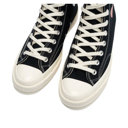 Converse Chuck Taylor All Star 70 Hi Comme des Garcons PLAY Single Heart Black