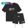 Kids Fear of God Essentials 1977 Iron Summer Set