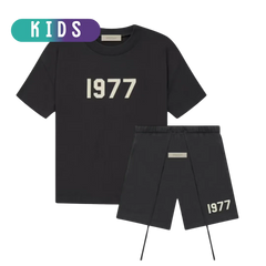 Kids Fear of God Essentials 1977 Iron Summer Set