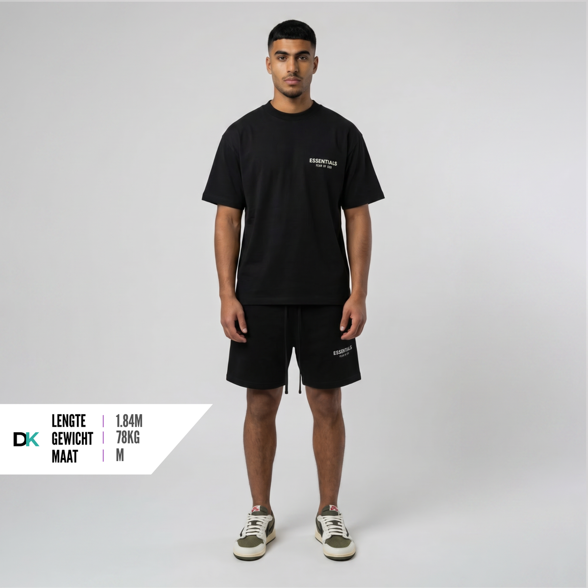 Fear of God Essentials SS25 Jet Black Summer Set