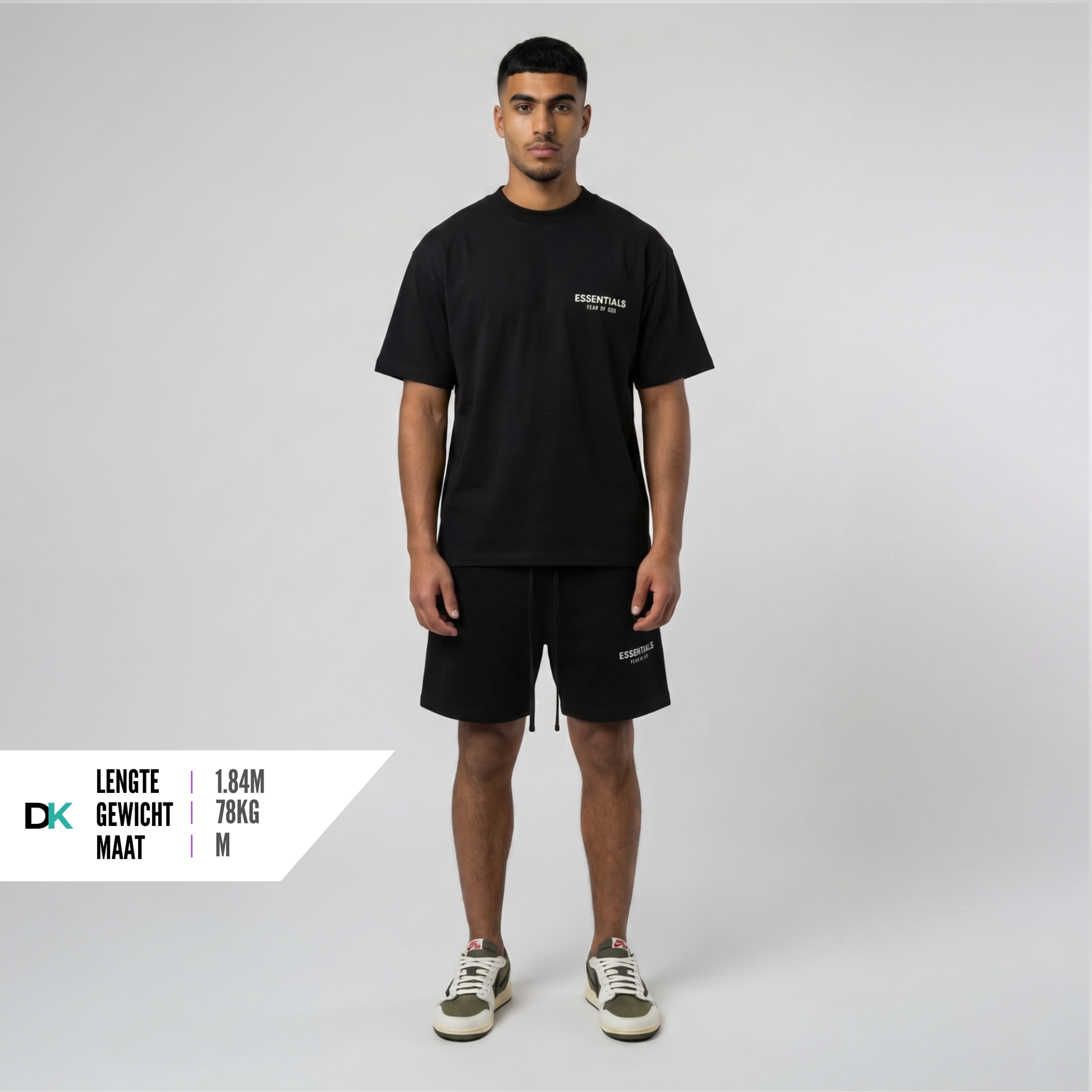 Fear of God Essentials SS25 Jet Black Summer Set