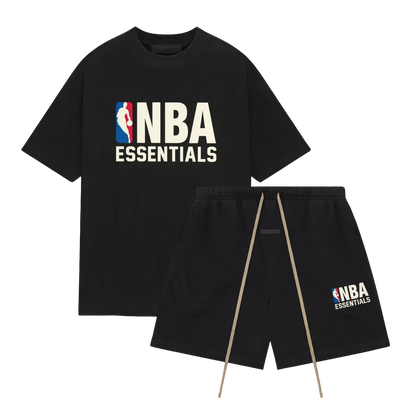 Fear of God Essentials NBA Black White Summer Set