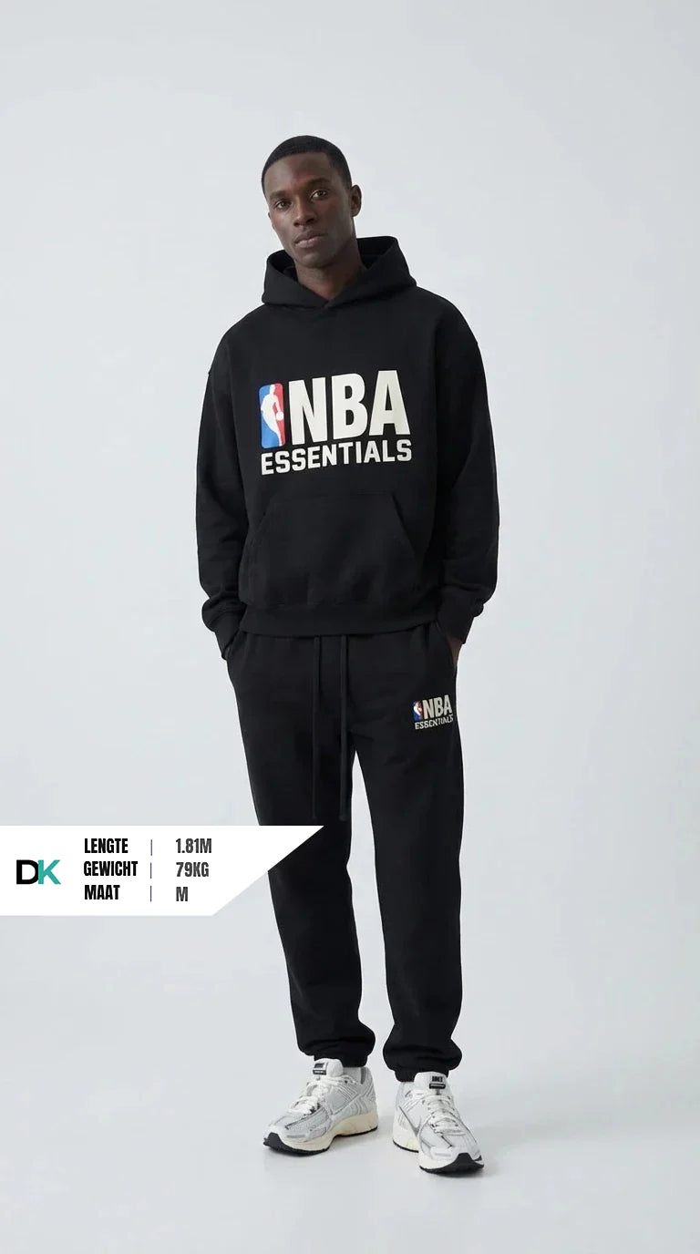 Fear of God Essentials NBA Black White Full set