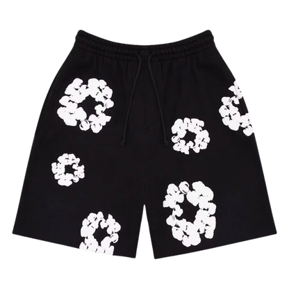 Denim Tears The Cotton Wreath Shorts Black