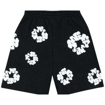 Denim Tears The Cotton Wreath Shorts Black