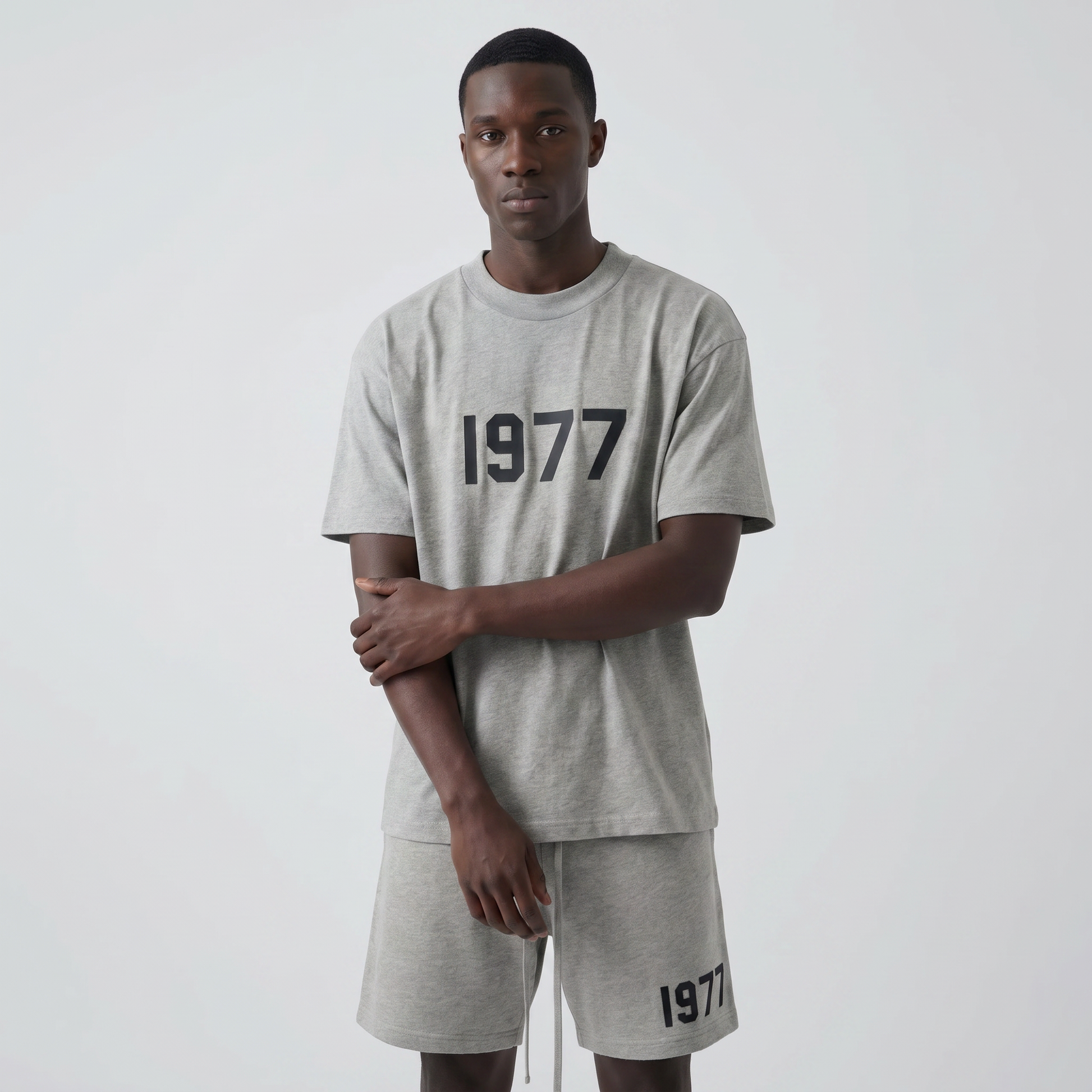 Fear of God Essentials 1977 Dark Oatmeal Summer Set