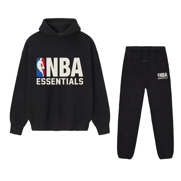 Fear of God Essentials NBA Black White Full set