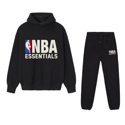 Fear of God Essentials NBA Black White Full set