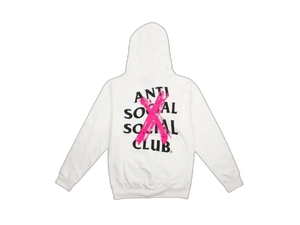 Anti Social Social Club Cancelled Hoodie White