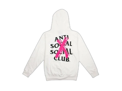 Anti Social Social Club Cancelled Hoodie White