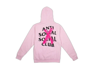 Anti Social Social Club Cancelled Hoodie Pink