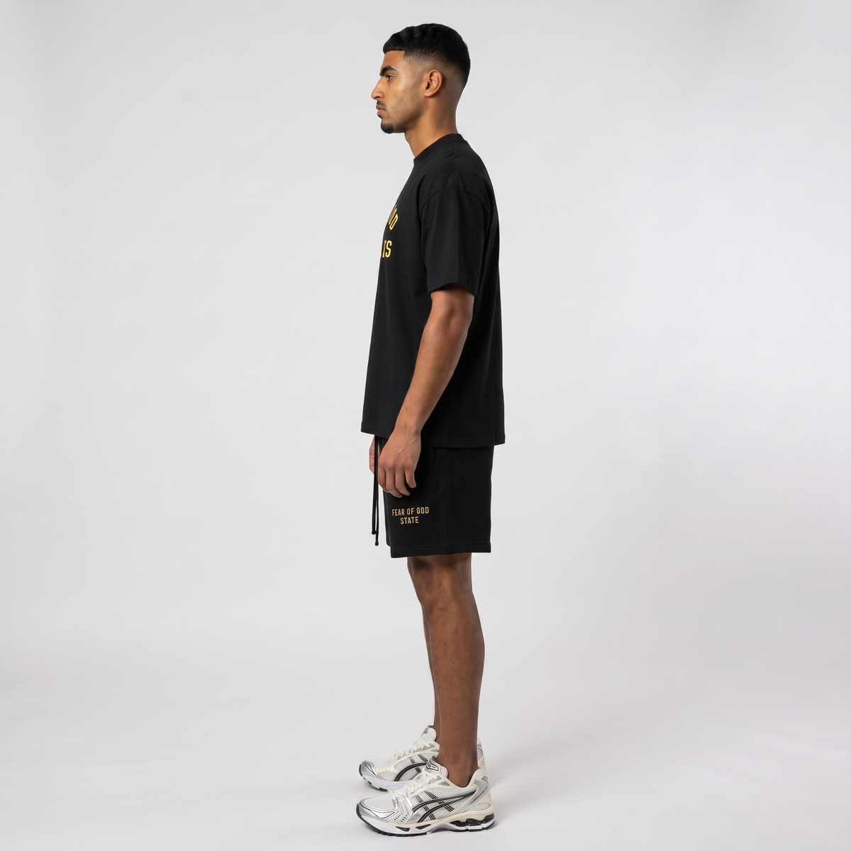 Fear of God Essentials FW24 Black Yellow Summer Set
