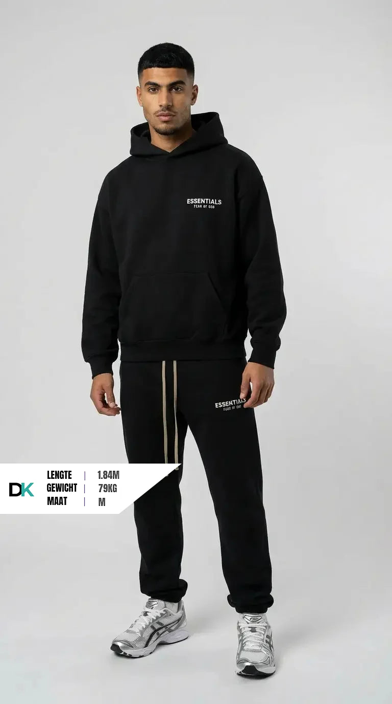 Fear of God Essentials FW24 Black White Full set