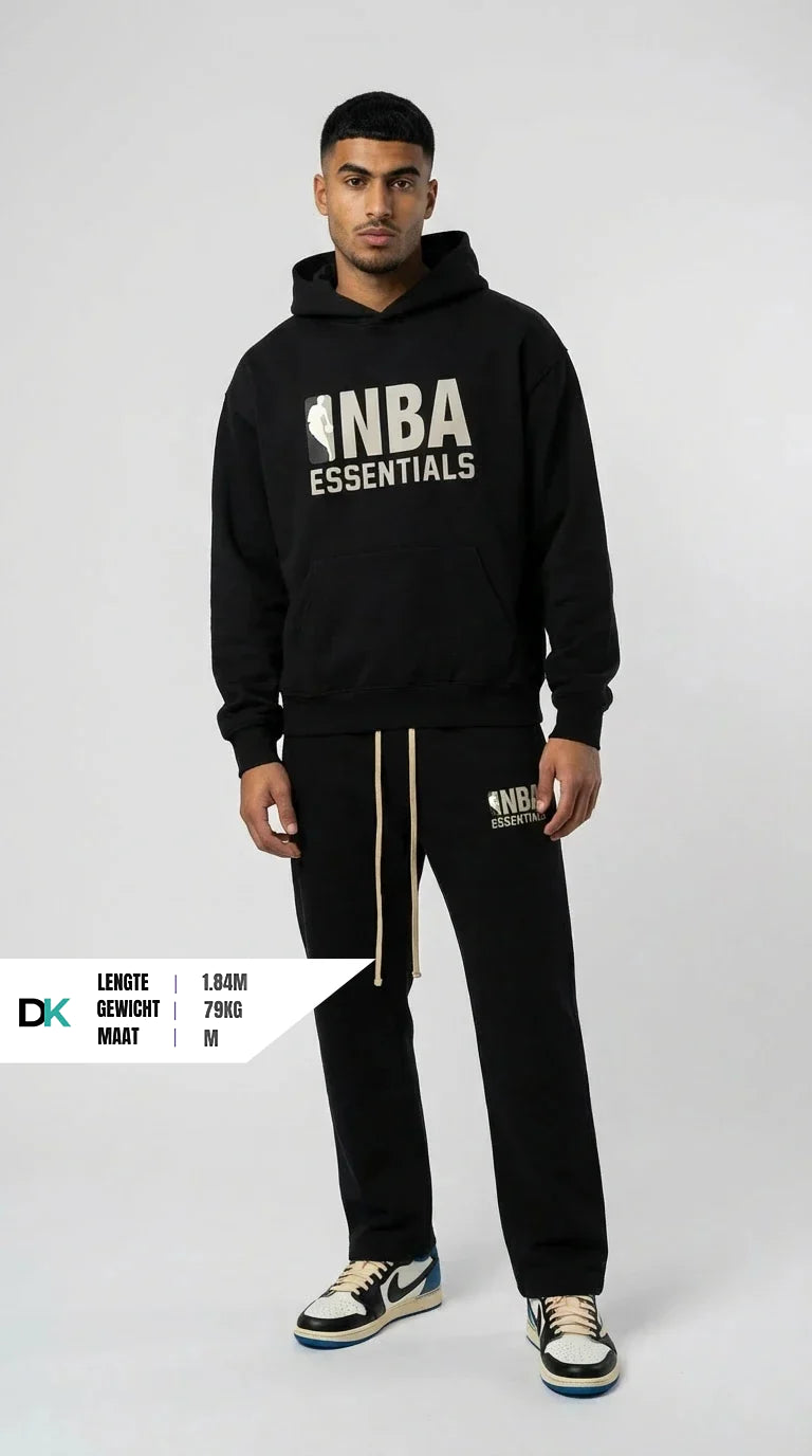 Fear of God Essentials NBA Black Grey Full set