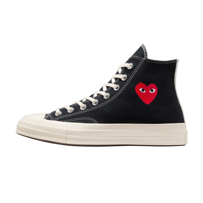 Converse Chuck Taylor All Star 70 Hi Comme des Garcons PLAY Single Heart Black