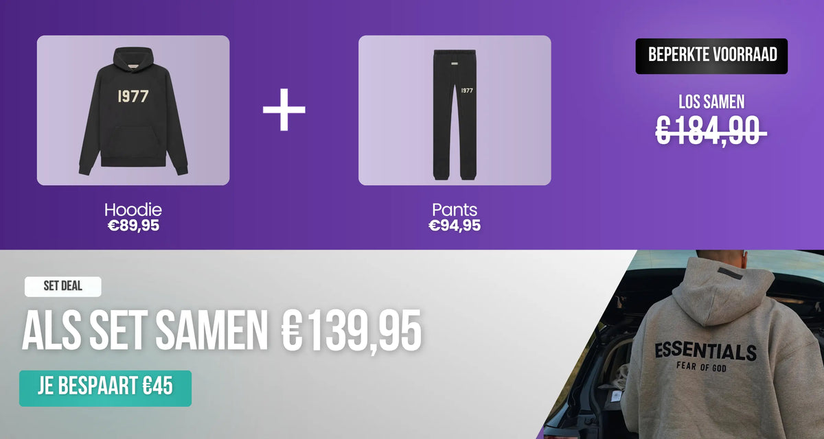 Setdeal: hoodie en pants samen als set