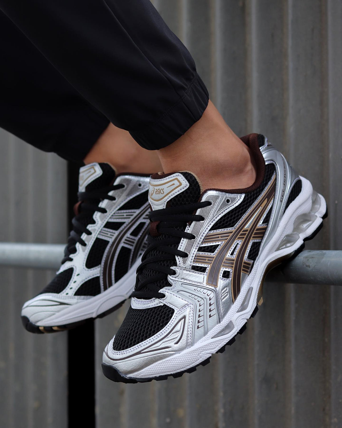 ASICS Gel-Kayano 14 Black Coffee Silver