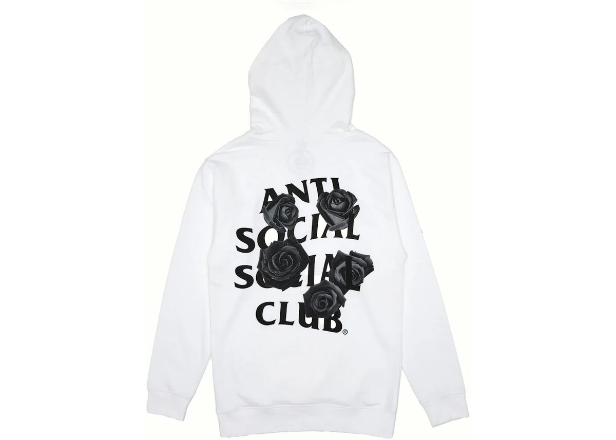 Anti Social Social Club Bat Emoji Hoodie White