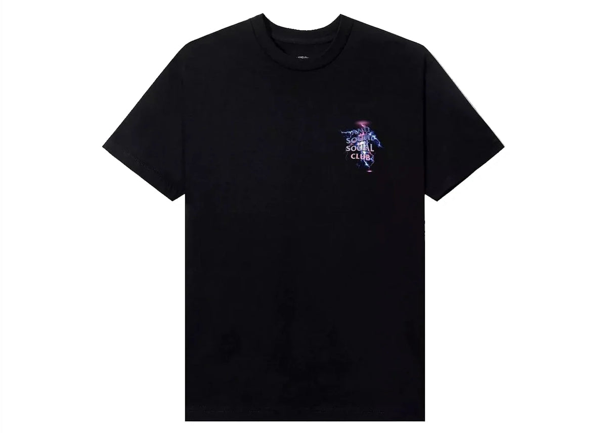 Anti Social Social Club Bolt From The Blue T-shirt Black