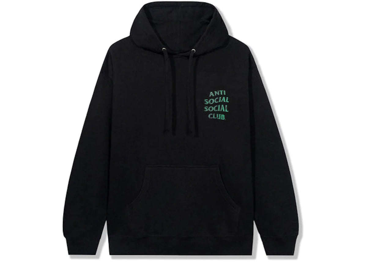 Anti Social Social Club Glitch Hoodie Black