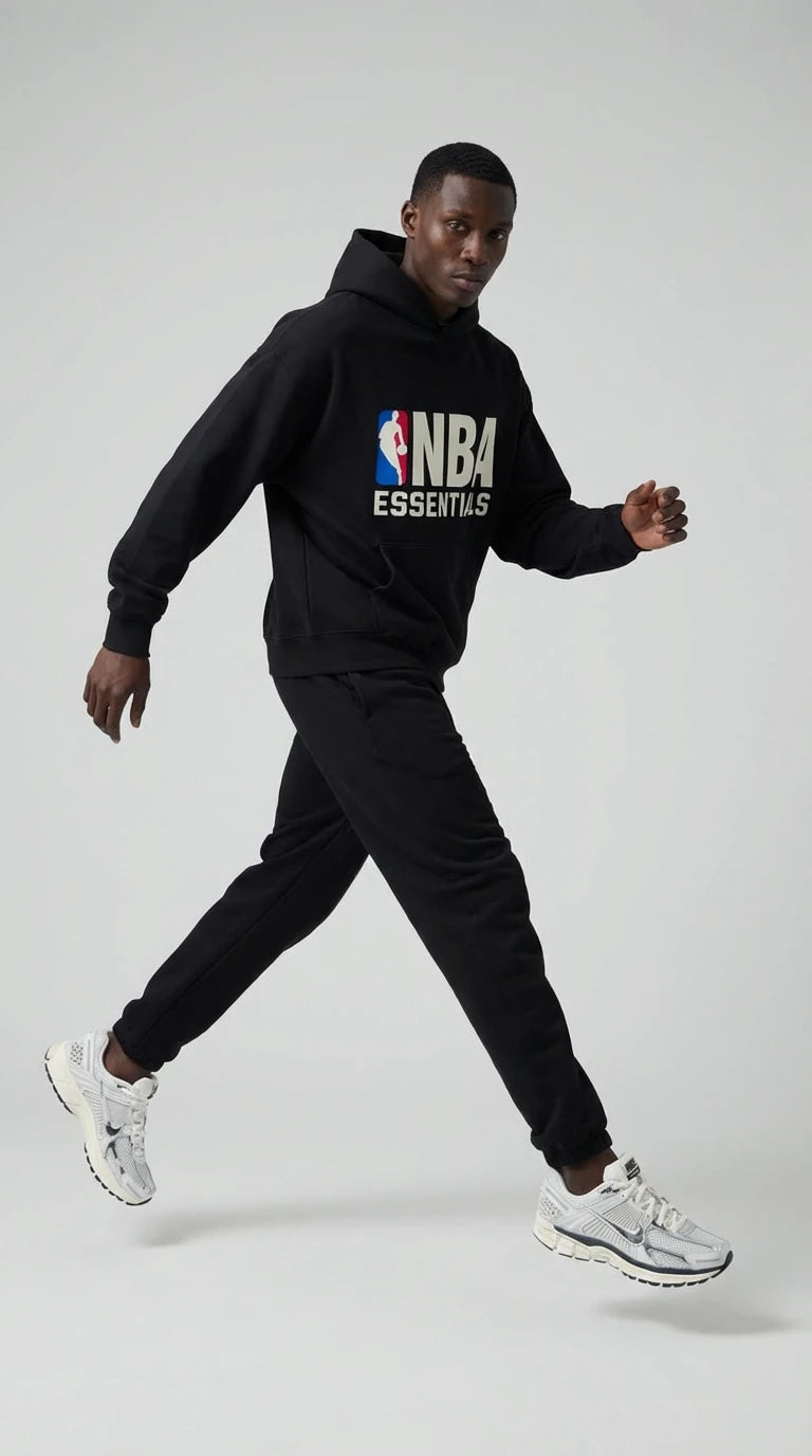 Fear of God Essentials NBA Black White Full Set