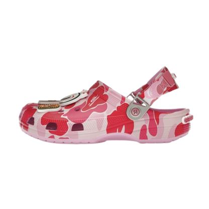 Crocs Classic Clog A Bathing Ape ABC Camo Pink