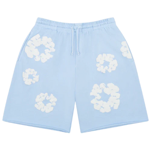 Denim Tears The Cotton Wreath Shorts Powder Blue