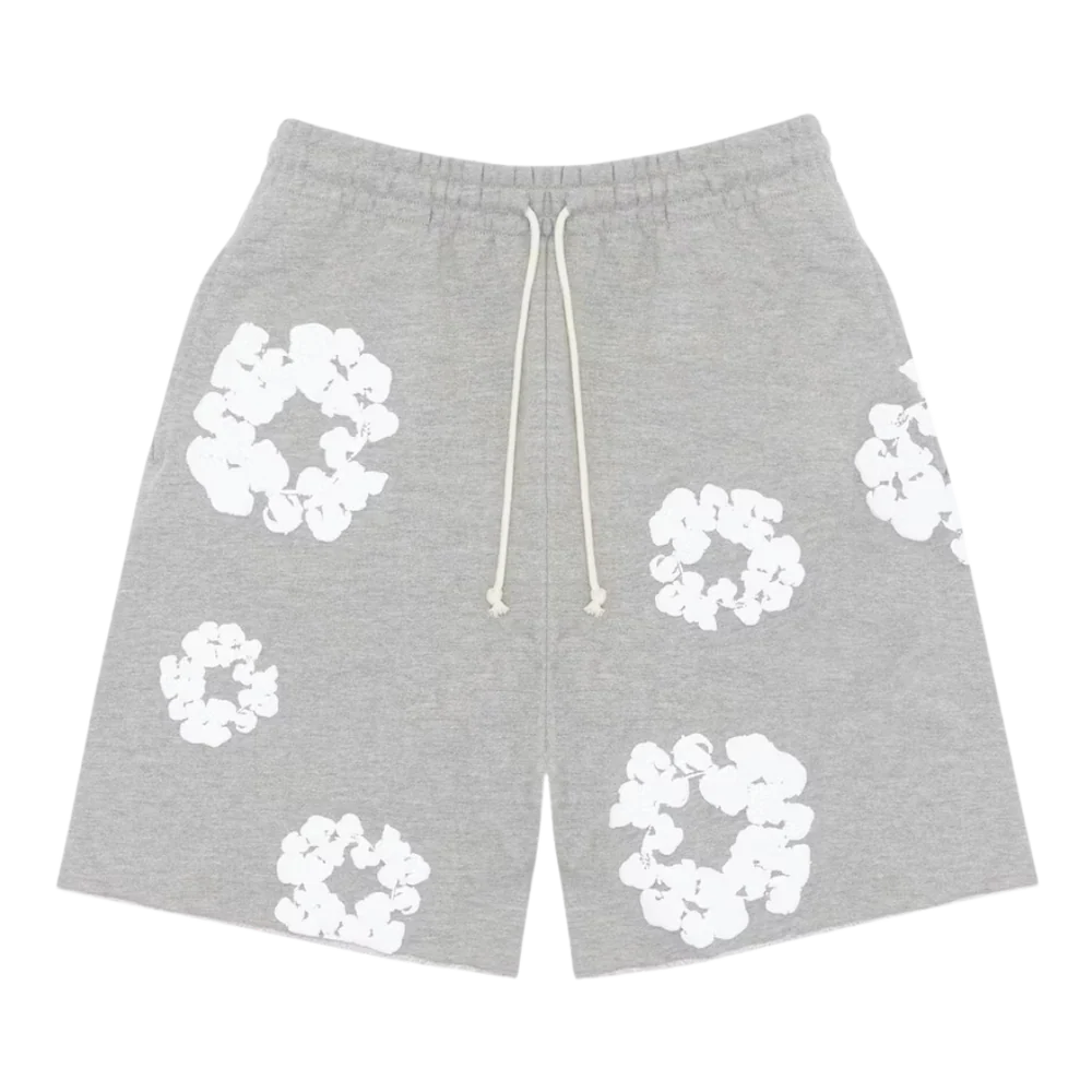 Denim Tears The Cotton Wreath Shorts Grey