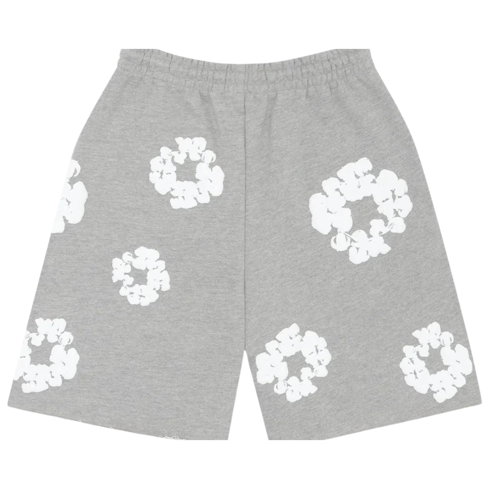 Denim Tears The Cotton Wreath Shorts Grey