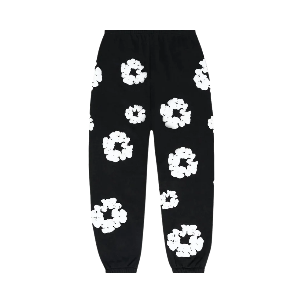 Denim Tears The Cotton Wreath Sweatpants Black