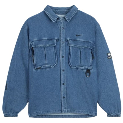 Nike x NOCTA Opal Lily Pad Denim Shirt Blue Denim