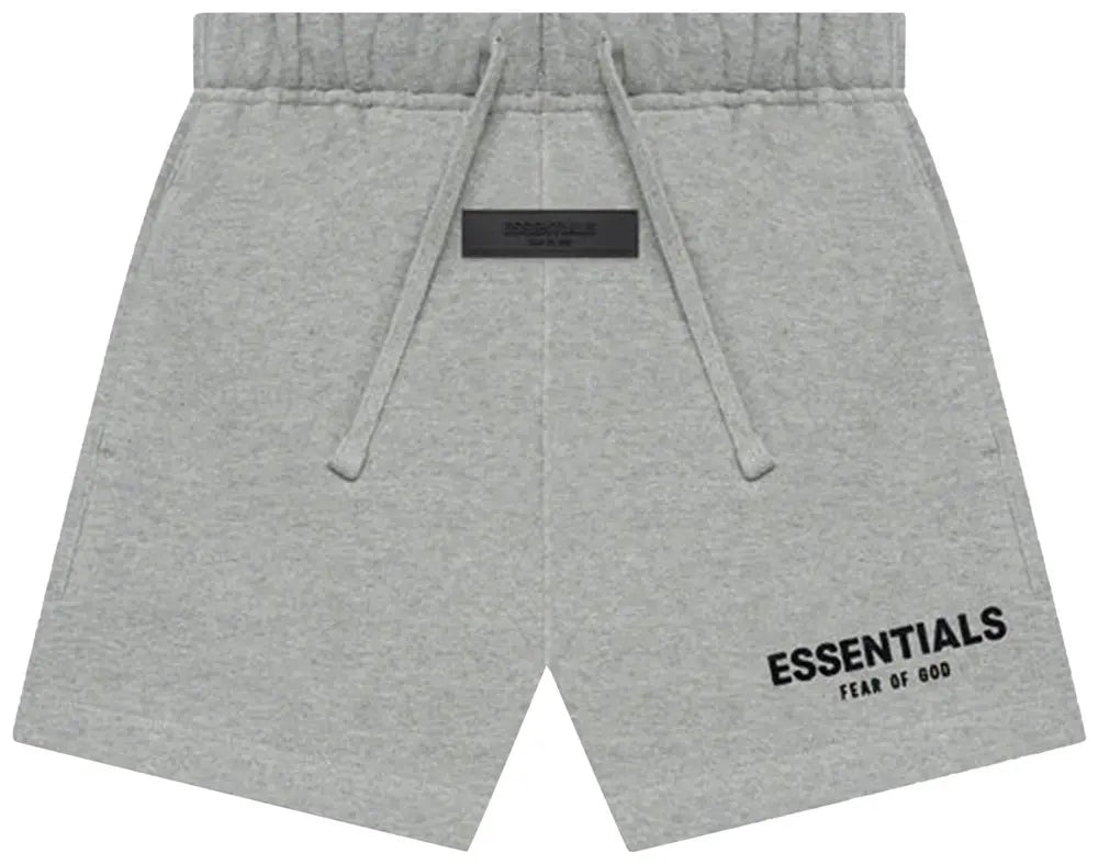 Kids Fear of God Essentials Dark Oatmeal Summer set