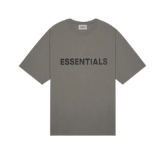 Fear of God Essentials FW20 T-Shirt Applique Cement