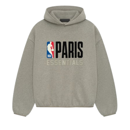 Fear of God Essentials NBA Paris Hoodie Warm Heather