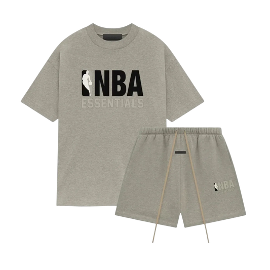 Fear of God Essentials NBA Warm Heather Summer Set