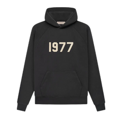 Fear of God Essentials 1977 Iron Black Hoodie