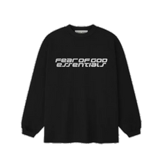 Fear of God Essentials 90s Longsleeve Vintage Black