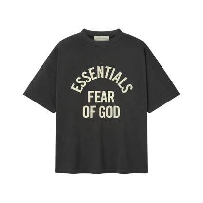 Fear of God Essentials Campus 90's Faded Black T-shirt