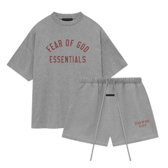 Fear of God Essentials FW24 Dark Heather Summer Set