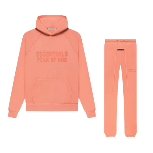 Fear of God Essentials FW22 Coral Hoodie
