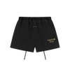 Fear of God Essentials FW24 Black Yellow Korte Broek