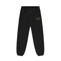 Fear of God Essentials FW24 Black Yellow State Pants