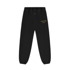 Fear of God Essentials FW24 Black Yellow State Pants