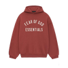 Fear of God Essentials FW24 Crimson Hoodie