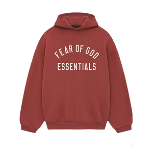 Fear of God Essentials FW24 Crimson Hoodie