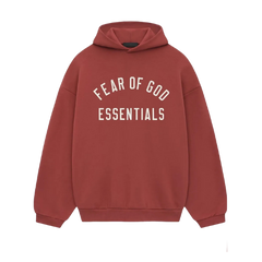 Fear of God Essentials FW24 Crimson Hoodie