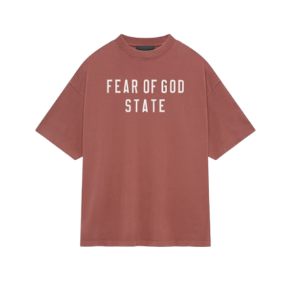 Fear of God Essentials FW24 Crimson T-shirt
