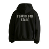 Fear of God Essentials FW24 Heavy Fleece Full Zip Hoodie Black